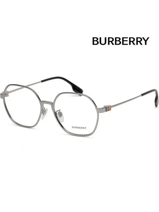 Glasses Frame BE1379D 1003 Square Metal Asian Fit Winston - BURBERRY - BALAAN 1