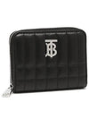 Lola Quilted Zip Round Coin Card Wallet Black - BURBERRY - BALAAN 2