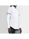 Armband Oxford Long Sleeve Shirt White - THOM BROWNE - BALAAN 3