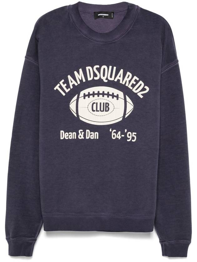 DSQUARED2 Logo-Print Sweatshirt - DSQUARED2 - BALAAN 1