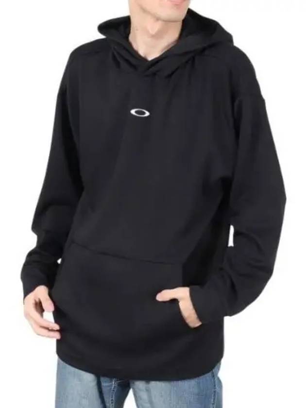 ENHANCE QD FLEECE HOODIE EVO 3 7 FOA406889 BLACKwhite - OAKLEY - BALAAN 1