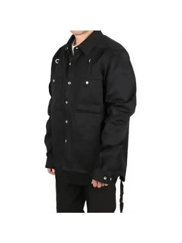 Dark shadow cotton shirt jacket 270090 - RICK OWENS - BALAAN 1