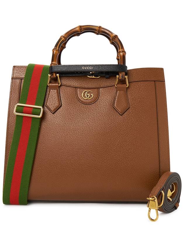 Diana Medium Tote Bag Brown - GUCCI - BALAAN 3