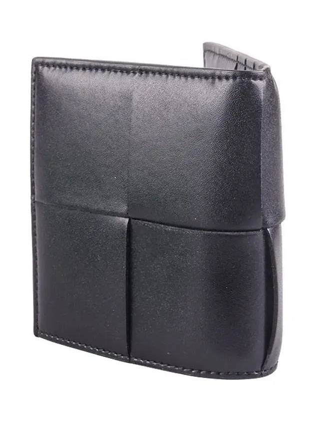 Slim Folder Half Wallet Black - BOTTEGA VENETA - BALAAN 6