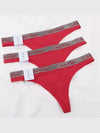 Underwear Women's CK Logo Panties Red - CALVIN KLEIN - BALAAN 4