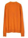 Embroidery Logo Fine Wool Cardigan Orange - VIVIENNE WESTWOOD - BALAAN 3