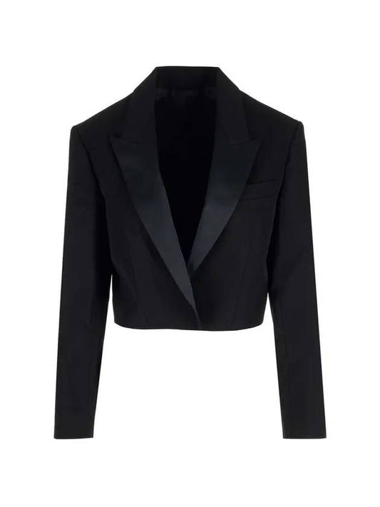 Women s Olendi Cropped Blazer Jacket Black - ISABEL MARANT - BALAAN 1