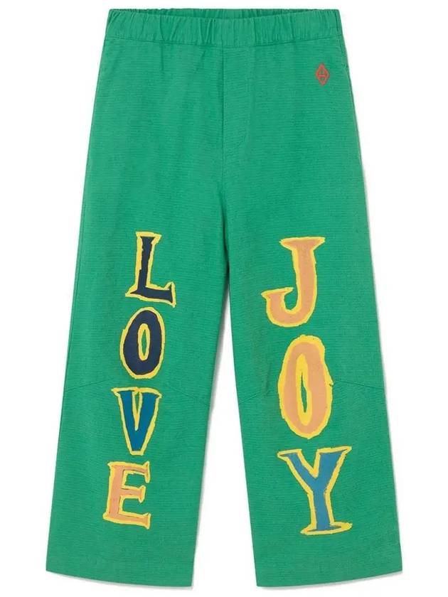 Kids Logo Printing Pants Green S22101 255BV - THE ANIMALS OBSERVATORY - BALAAN 2