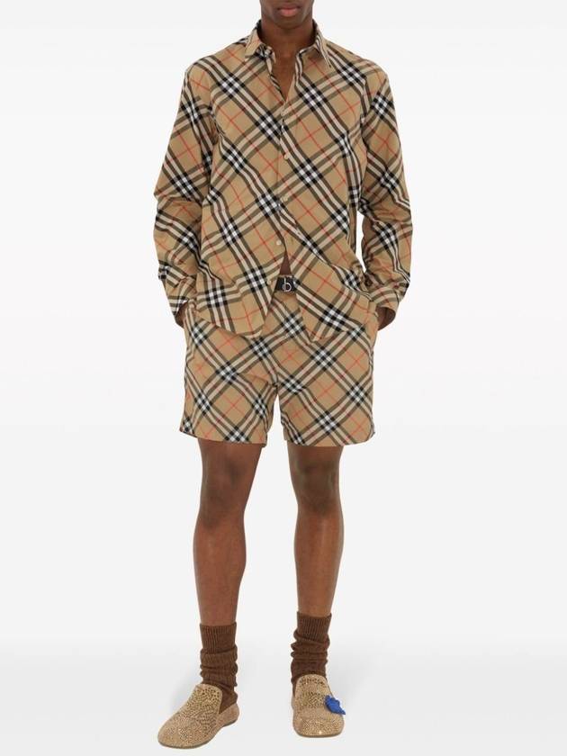 Vintage Check Long Sleeve Shirt Beige - BURBERRY - BALAAN 3