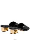 FF Baguette Motif Nappa Leather Sandals Black - FENDI - BALAAN 5