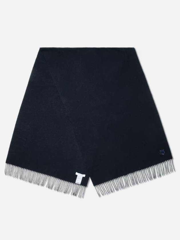 Foxhead Muffler Scarf Navy Unisex - MAISON KITSUNE - BALAAN 4