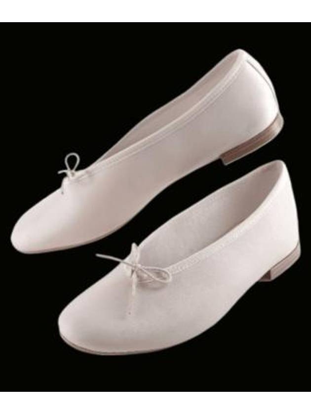 Lilouh Bow Detail Leather Flats Beige - REPETTO - BALAAN 2