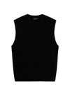 Men's Hardy Knitted Vest Black - J.LINDEBERG - BALAAN 1