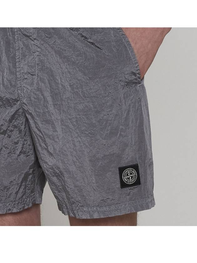 Nylon Metal Swimming Trunk Shorts Grey - STONE ISLAND - BALAAN 6