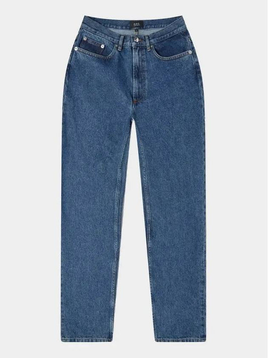 Pocket Straight Jeans Blue - A.P.C. - BALAAN 2