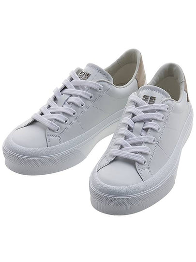 G4 Logo Leather Low Top Sneakers White - GIVENCHY - BALAAN 2