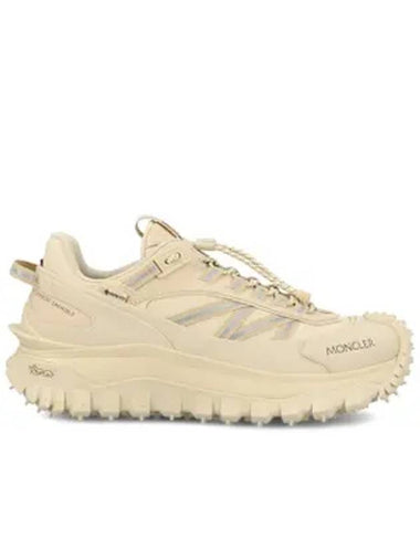 Logo low top sneakers beige - MONCLER - BALAAN 1