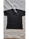 Red Heart T-Shirt Black - COMME DES GARCONS PLAY - BALAAN 3