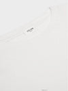 Triomphe Loose Logo Short Sleeve T-Shirt White - CELINE - BALAAN 3