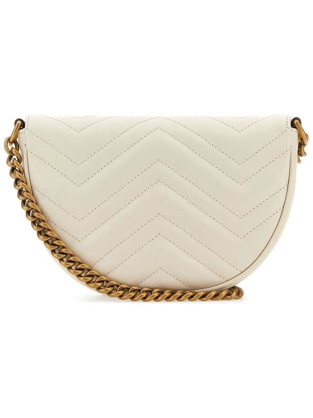 GG Marmont Matelasse Chain Mini Bag White - GUCCI - BALAAN 4