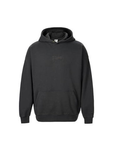 Club Oversized French Terry Hoodie Black - NIKE - BALAAN 1