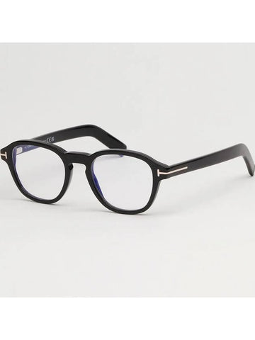 Blue light blocking glasses frame TF5821B 001 square horn frame vision protection - TOM FORD - BALAAN 1