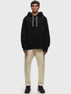 Anchor Embroidery Hoodie Black - JW ANDERSON - BALAAN 3