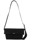 Logo Print Cotton Cross Bag Black - JIL SANDER - BALAAN 2