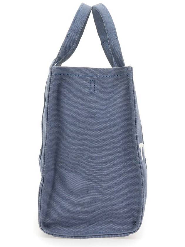 Logo Medium Canvas Tote Bag Blue - MARC JACOBS - BALAAN 5