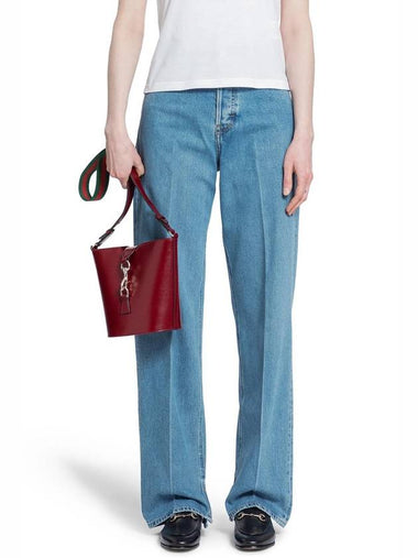 Cotton Label Jeans Blue - GUCCI - BALAAN 1