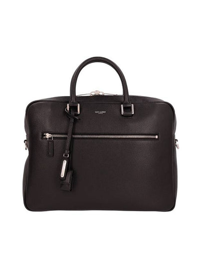 Sac De Jour Supple Brief Case Black - SAINT LAURENT - BALAAN 2