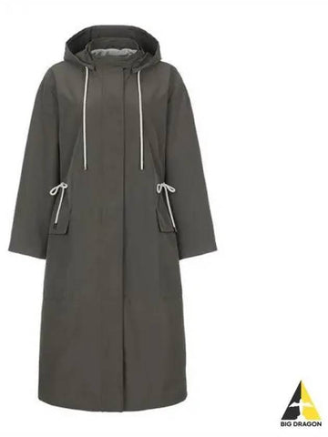 Women s Hooded Trench Coat Khaki 2390210737 - MAX MARA - BALAAN 1
