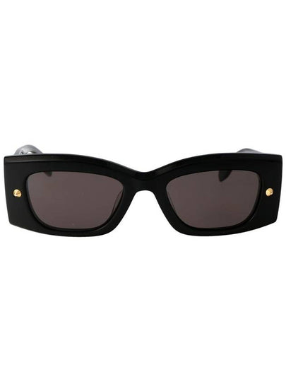 Sunglasses AM0426S 001 001 BLACK BLACK GRAY - ALEXANDER MCQUEEN - BALAAN 2