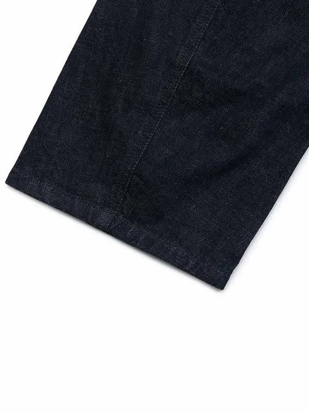 Twisted Belt Straight Jeans Indigo - LEMAIRE - BALAAN 5