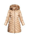 Chandelier Long Padding Beige Women 1C00023 595ZZ 239 - MONCLER - BALAAN 1