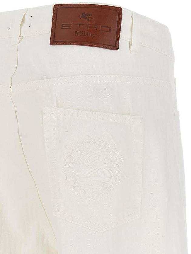 Etro Wide Leg Jeans With Embroidery - ETRO - BALAAN 3