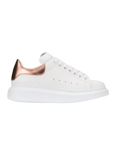 Oversized Low Top Sneakers White Rose Gold - ALEXANDER MCQUEEN - BALAAN 1