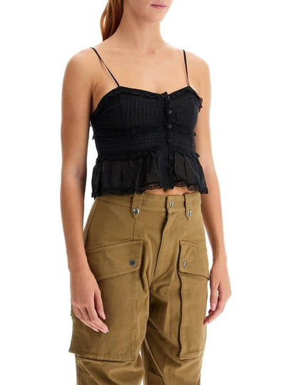 'organic cotton gloria top for - ISABEL MARANT ETOILE - BALAAN 2