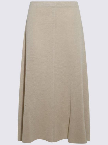 The Row Beige Linen Skirt - THE ROW - BALAAN 1