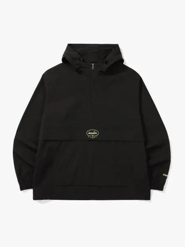 Diadora Comfy Woven Hoodie Anorak BLACK - DIADORA - BALAAN 1