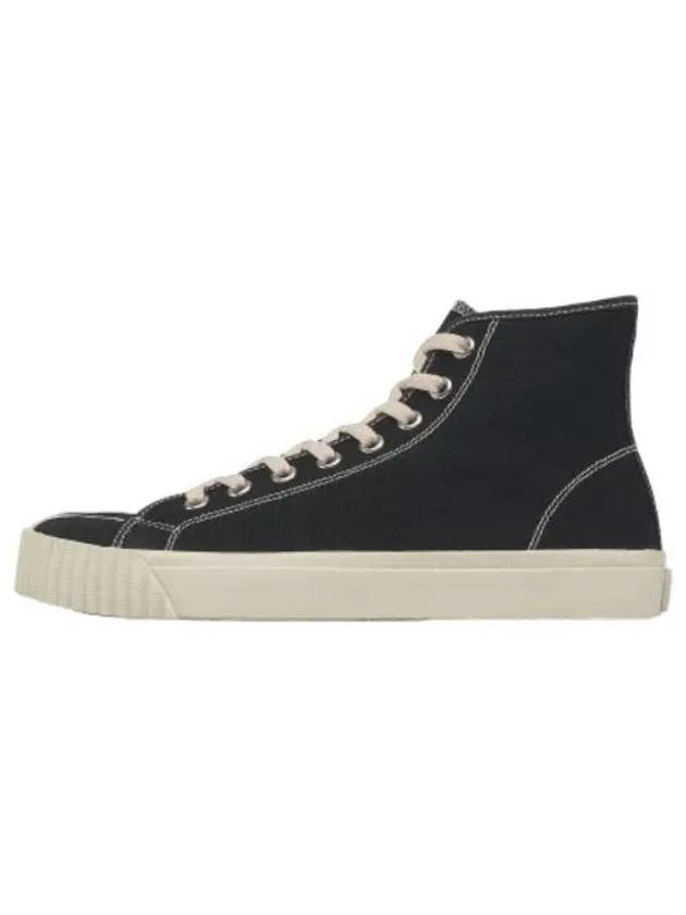 Tabi High Top Sneakers Black White - MAISON MARGIELA - BALAAN 1