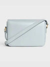 Teen Triomphe Shiny Calfskin Cross Bag Soft Blue - CELINE - BALAAN 4