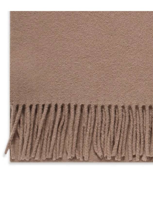 Wool Fringe Muffler Narrow Warm Beige - ACNE STUDIOS - BALAAN 6