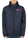 Small Heart Wappen Windbreaker Navy - COMME DES GARCONS - BALAAN 2