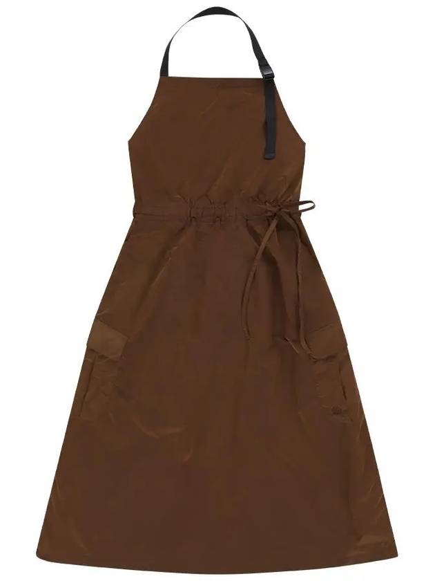 OG nylon apron dress burgundy - OFFGRID - BALAAN 4