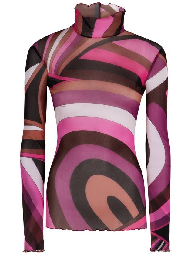 Pucci Printed Long-Sleeve Top - EMILIO PUCCI - BALAAN 1