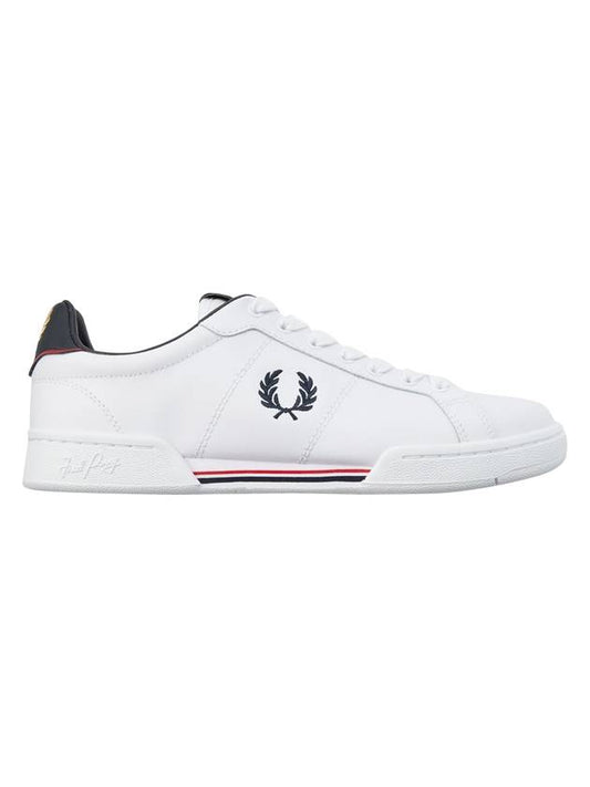 B722 Leather Low Top Sneakers White - FRED PERRY - BALAAN.