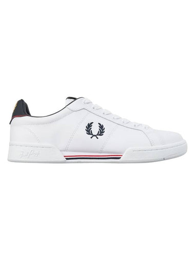 B722 Leather Low Top Sneakers White - FRED PERRY - BALAAN 1