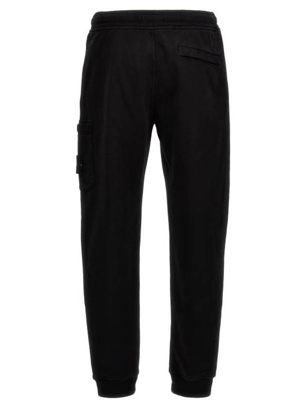 Wappen Patch Cotton Track Pants Black - STONE ISLAND - BALAAN 3