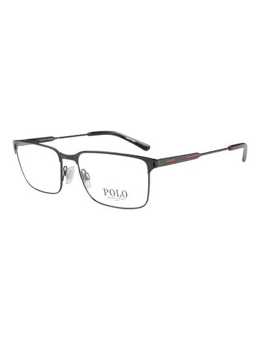 Eyewear Square Metal Eyeglasses Black - POLO RALPH LAUREN - BALAAN 1